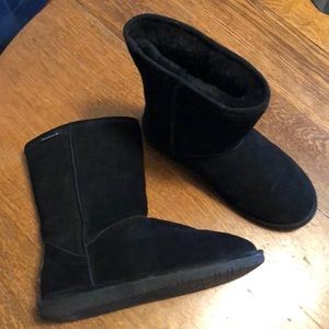Bearpaw Black Boots-Like New-Sz 11